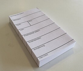 Fraktsedlar, block om 100st