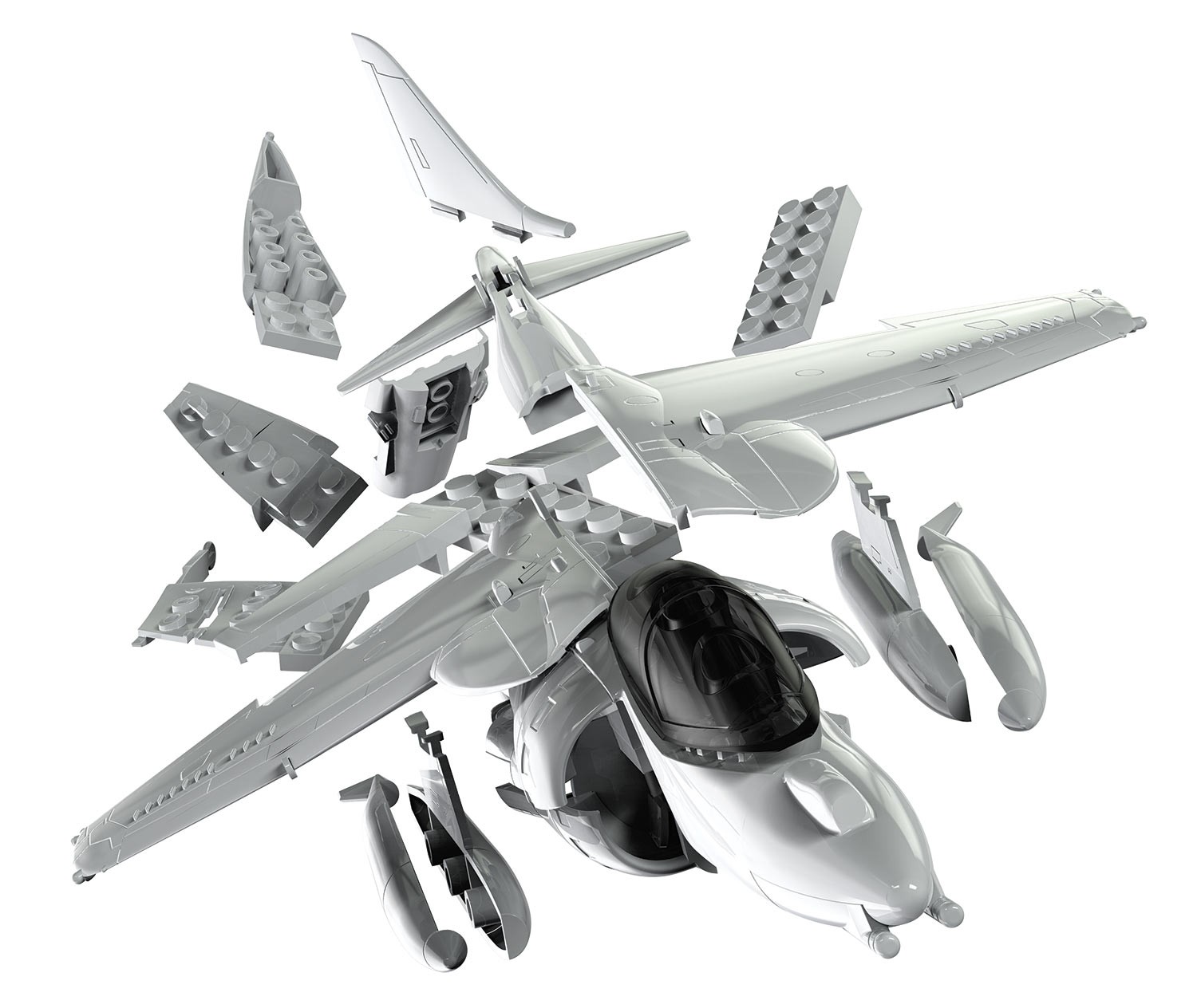 Airfix Harrier, Quick Build - 3