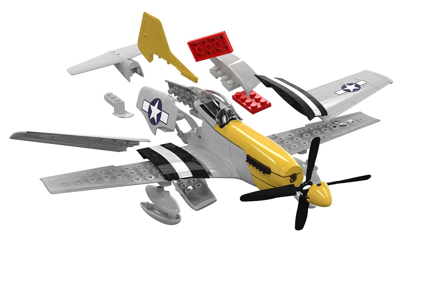 P-51D Mustang, Quick Build - 3