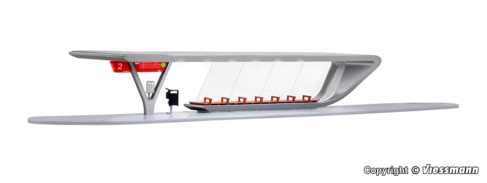 Busshållplats, modern - 2