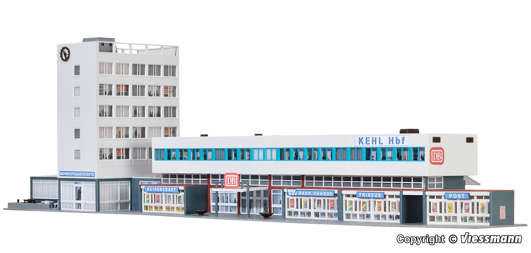 Järnvägsstation 'Kehl' med belysning - 2