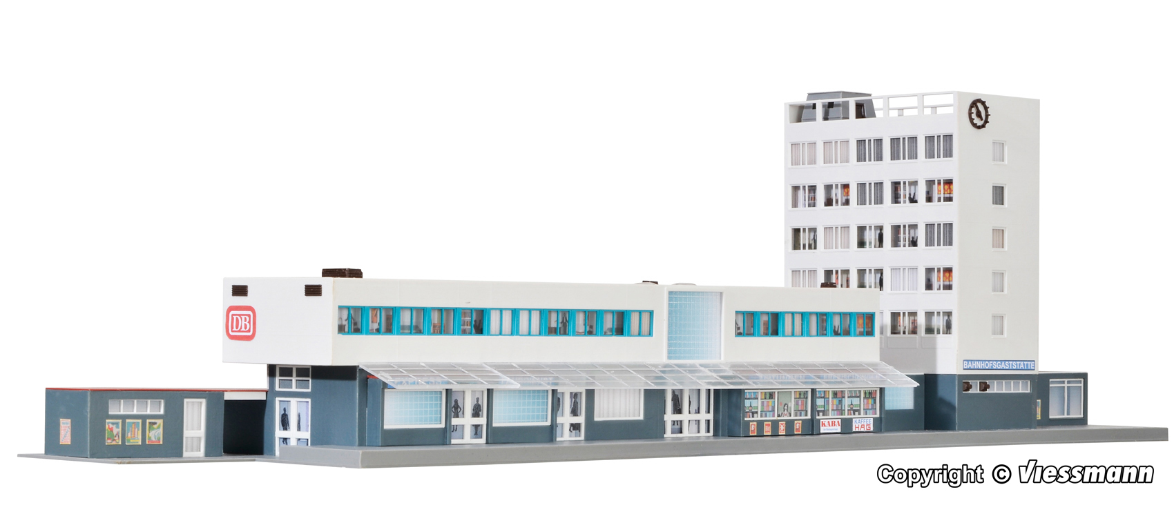 Järnvägsstation 'Kehl' med belysning