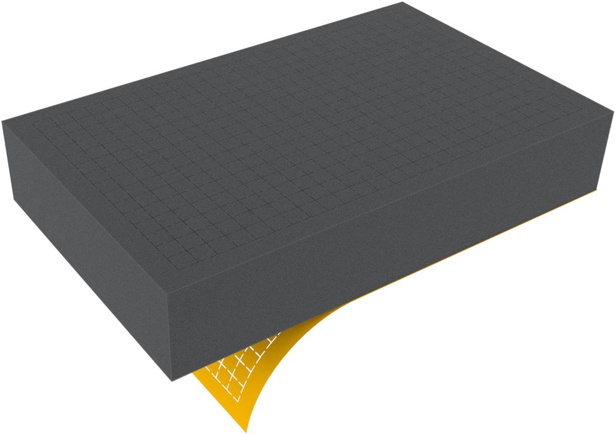 DS100RS 100 mm Figure Foam Tray double-size Raster self-adhesive