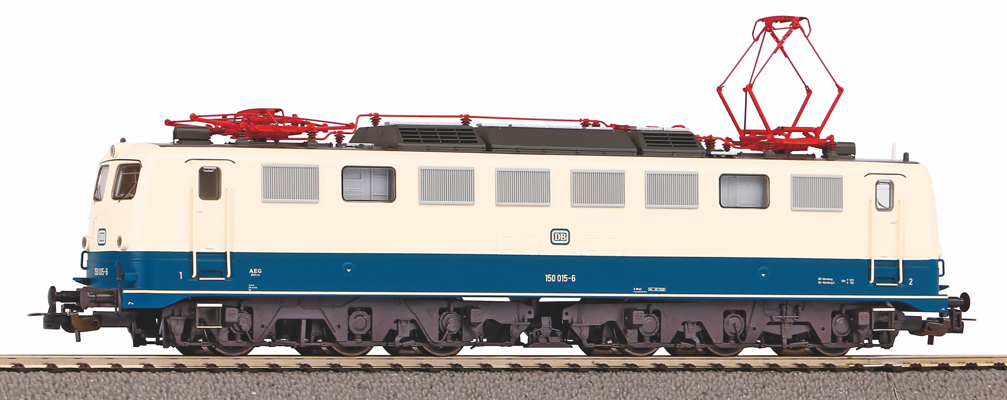 Ellok BR 150 blå/beige DB, Ep IV (m ljud)