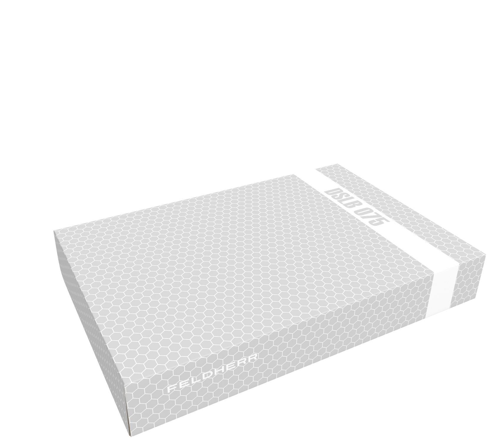 Feldherr Storage Box DSLB075 for model railway locomotives, wagons and vehicles - 5 slots for 00 Gauge - horizontal - 4