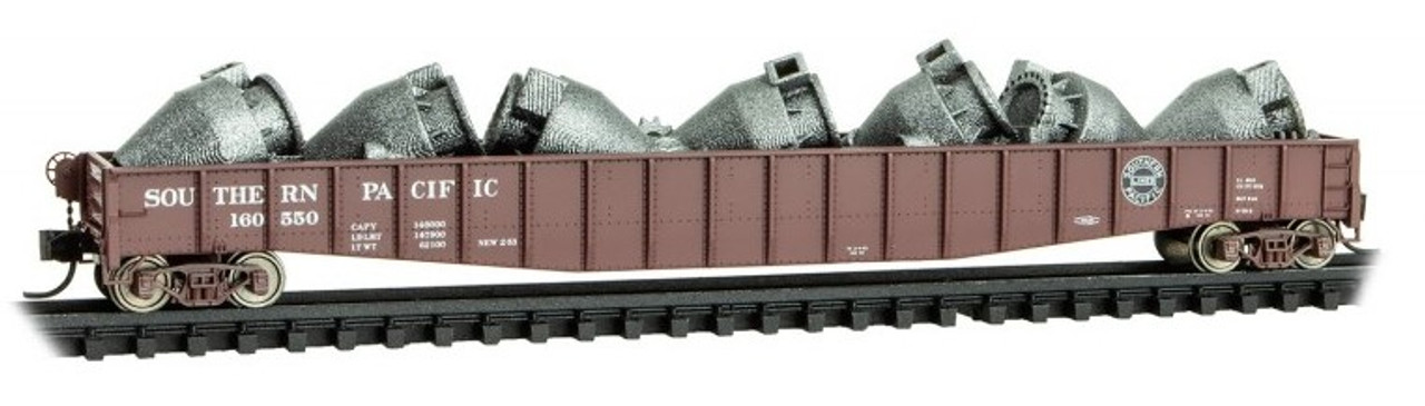 NP 65' Steel Side Gondola w load #160550