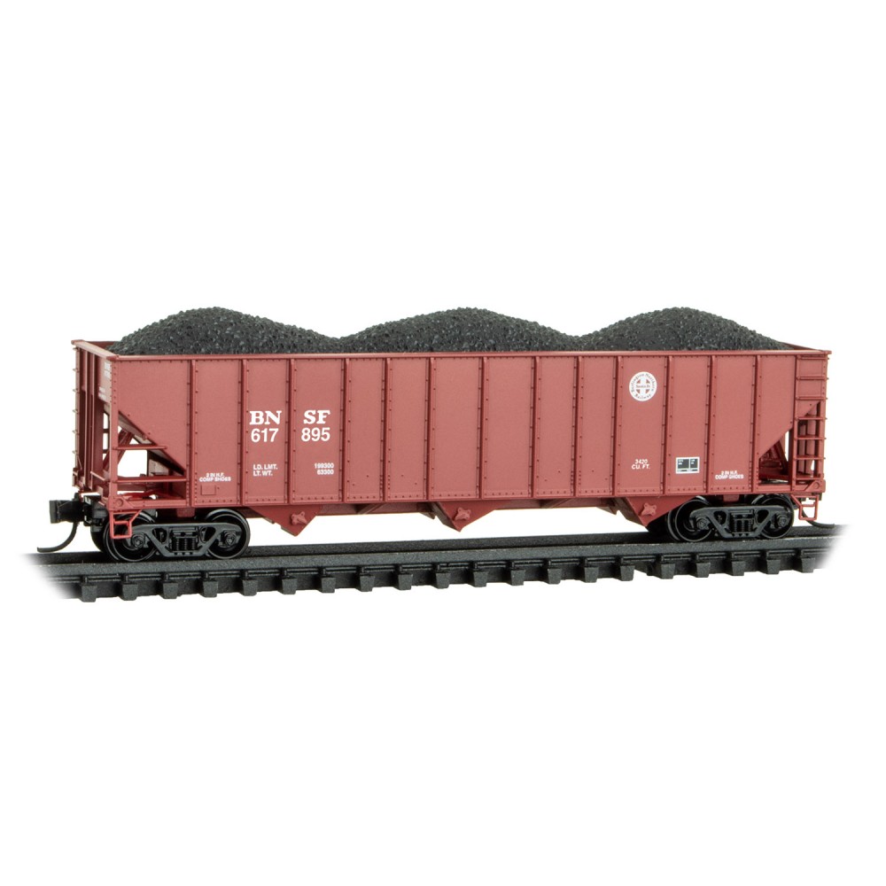 Hopper car 100 ton 3-bay covered BNSF #617895