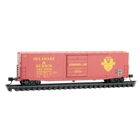 Standard 50" box car w/o roofwalk D&H #27078