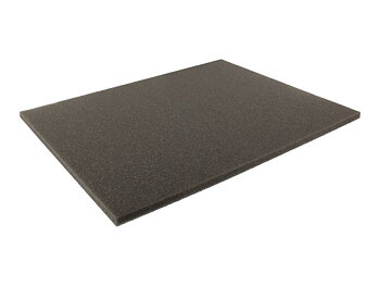 Skumgummiskiva i PE, 345x275mm, 4mm tjock