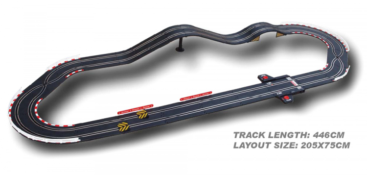 Car track Super 253 scale 1/43 USB 446cm - 3
