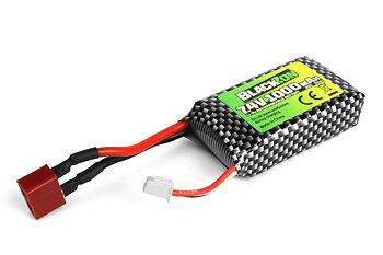 LiPo 7.4V, 1000mAh w. T-plug