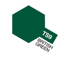 TS-9 British Green  , Tamiya spray (Plast)