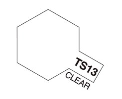TS-13 Clear, Tamiya spray (Plast)