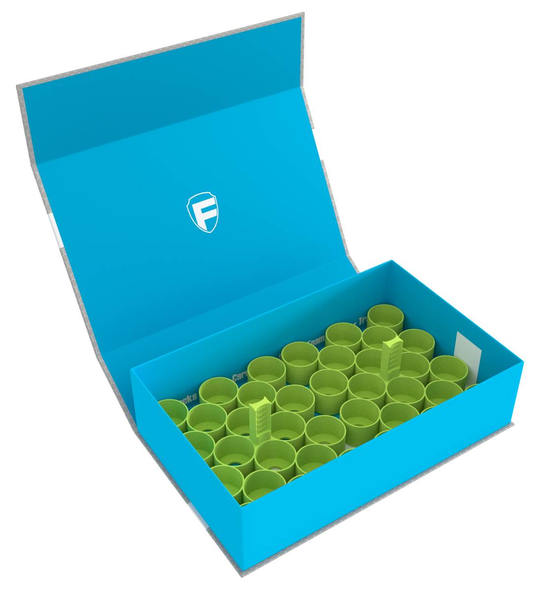 Feldherr Magnetic Box blue for 36 Citadel paint pots (18 ml / 24 ml)