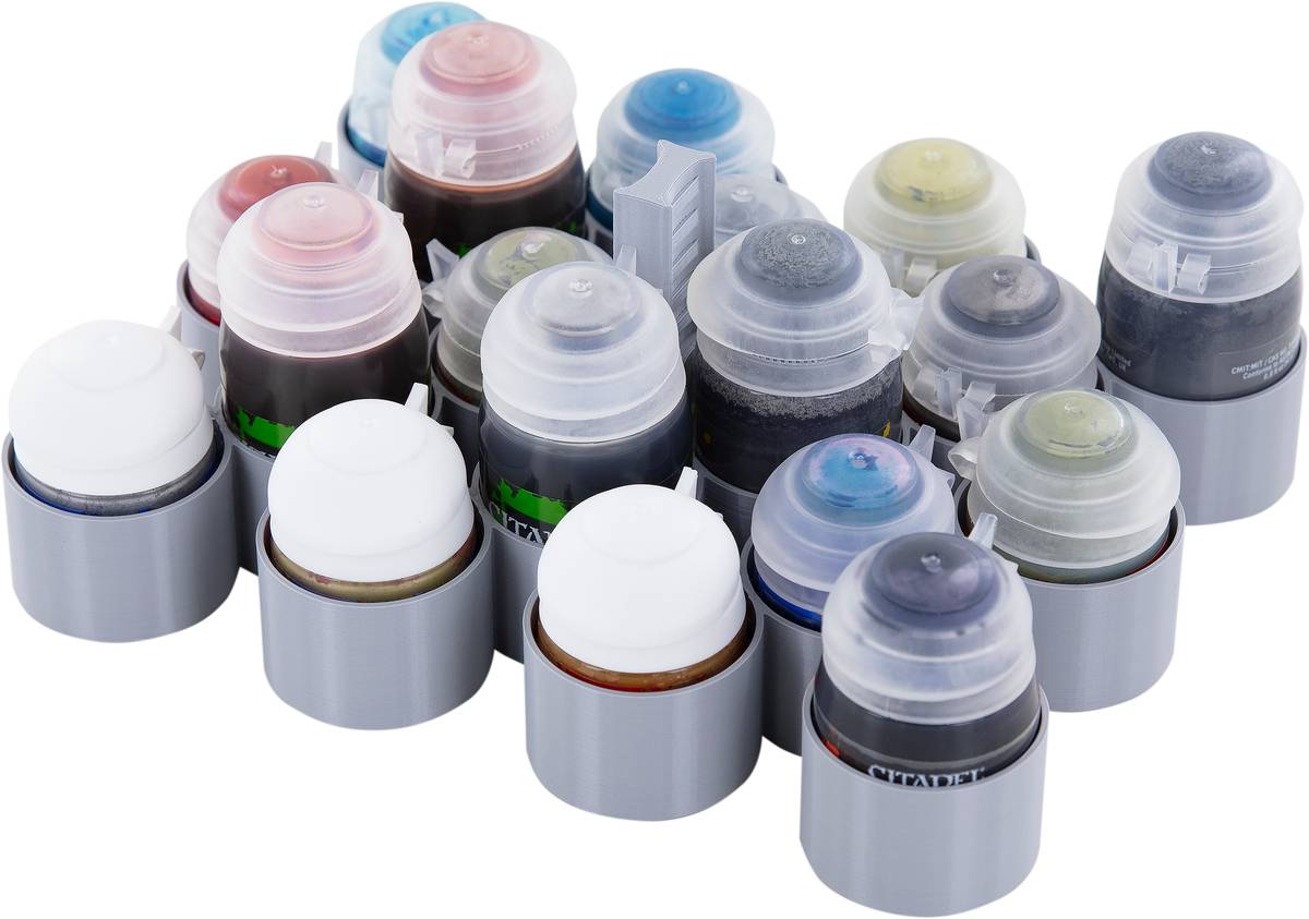 Feldherr Magnetic Box blue for 36 Citadel paint pots (18 ml / 24 ml) - 2