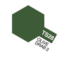 TS-28 Olive Drab 2 , Tamiya spray (Plast)