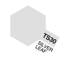 TS-30 Silver Leaf , Tamiya spray (plast)