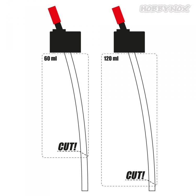 Airbrush Flask Adapter för 60ml/120ml (1st) - 4