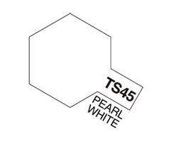 TS-45 Pearl White, Tamiya spray (plast)