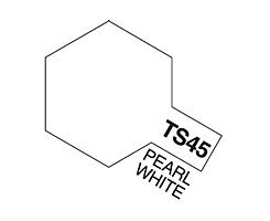 TS-45 Pearl White, Tamiya spray (Plast)