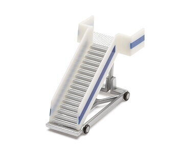 New passenger stairs & tractor