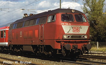 Diesel locomotive 218 156-8