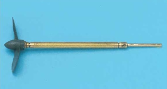 Propeller m. axel, 4x90mm