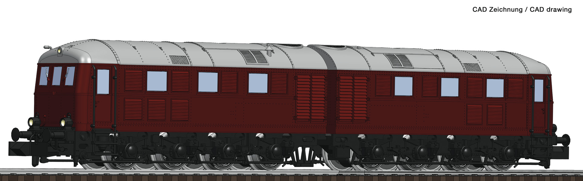 Diesel electric double locomotive 288 002-9