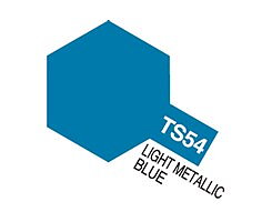 TS-54 Light Metallic Blue , Tamiya spray (plast)