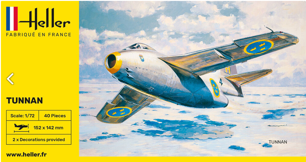 SAAB J29, 1/72 - 2