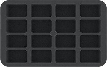 HS045A022 foam tray for 16 Citadel paint pots (12 ml / 18 ml / 24 ml)