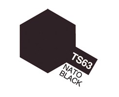 TS-63 Nato Black, Tamiya spray (Plast)