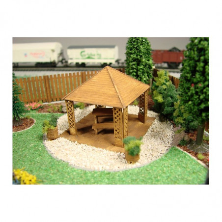 Paviljon II, laser cut 1/87