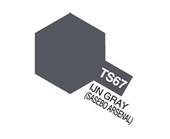 TS-67 IJN Gray (Sasebo Arsenal), Tamiya spray (plast)
