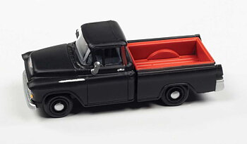 Chevrolet Cameo Pickup 1955, svart/röd