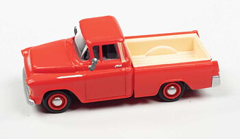 Chevrolet Cameo Pickup 1955, röd/benvit