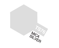 TS-76 Mica Silver, Tamiya spray (plast)