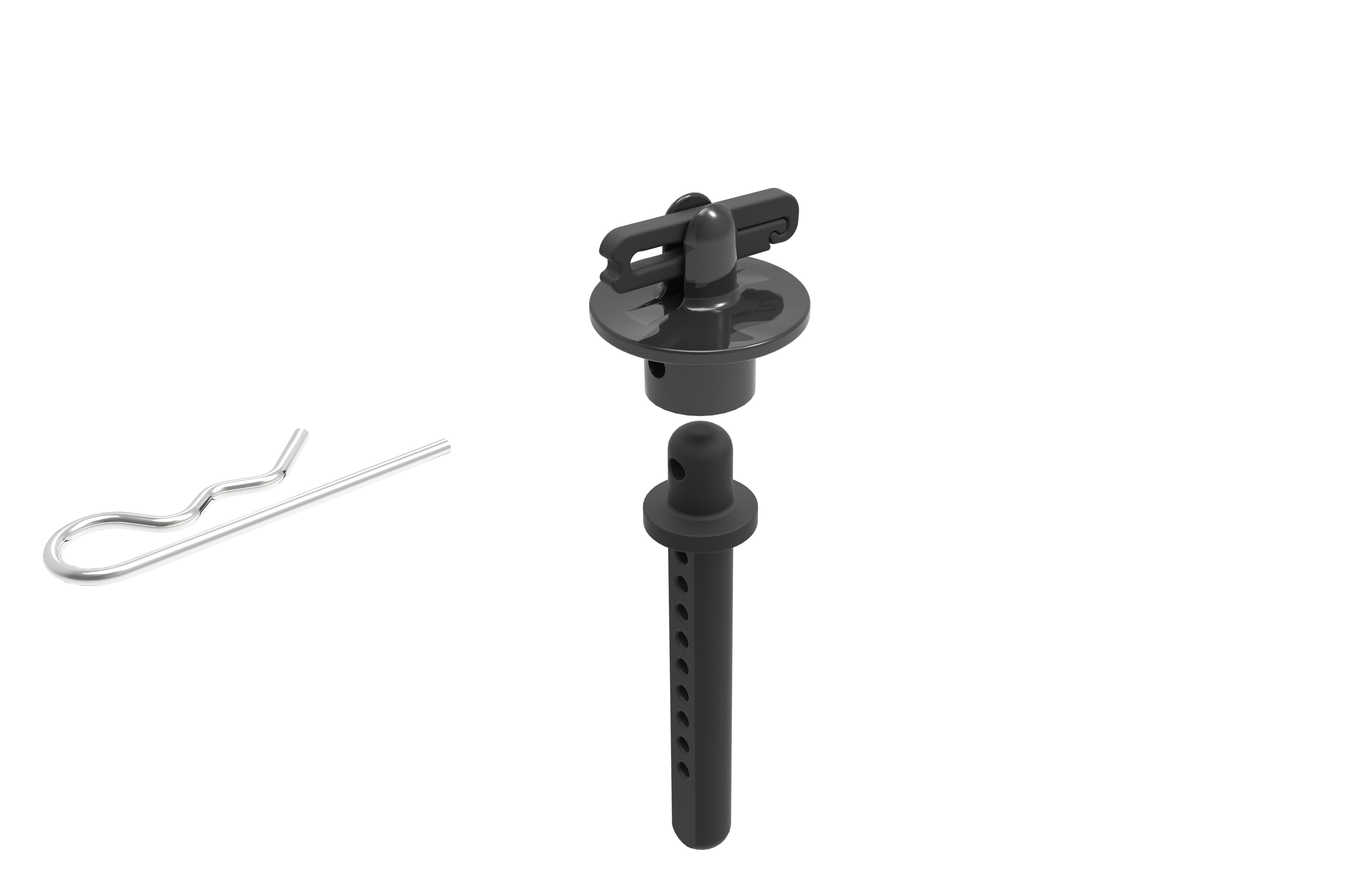 Fast clip for RC-bodies, 4pcs