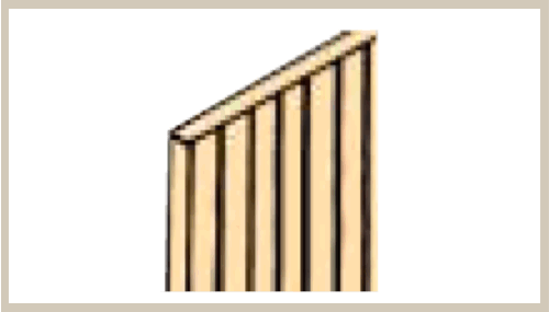 NE Scribed Sheathing, 3-1/2" Wide x 1/32" Thick x 24"