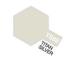 TS-88 Titanium Silver, Tamiya spray (plast)