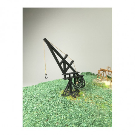 Portable Crane, laser cut 1/87