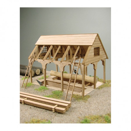 Saw Pit, laser cut 1/87
