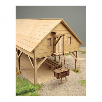 Store Shed, laser cut 1/87