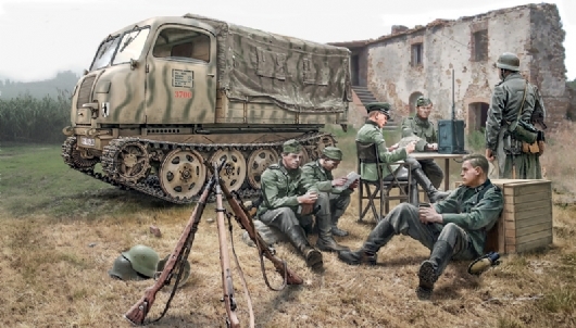 Steyr RSO/01 with German Soldiers, 1/35