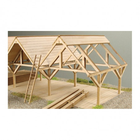 Arbetsskjul, laser cut 1/87 - 2