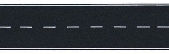Landsväg, 66mm, 1mtr (H0) 2st