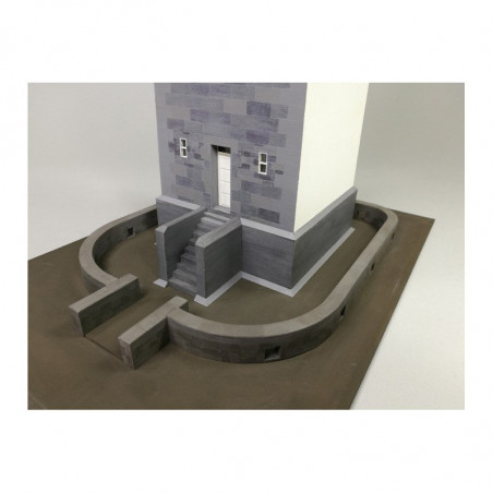 Fyr 'Kermorvan', laser cut 1/87 - 2