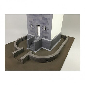 Fyr 'Kermorvan', laser cut 1/87