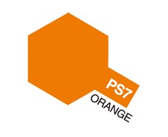 PS-7 Orange, Tamiya spray (lexan)