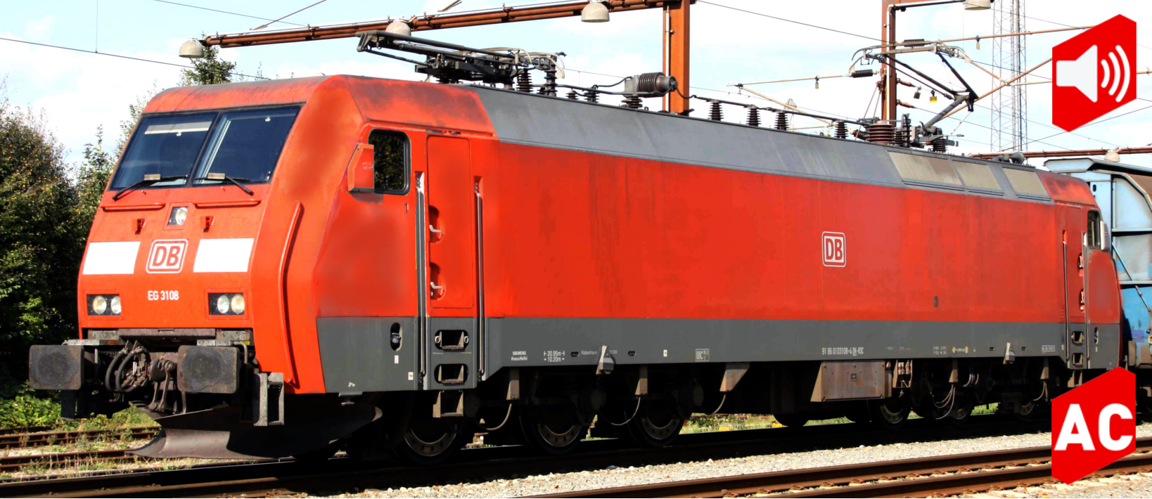 Ellok EG 3109 DB Schenker röd Ep V-VI (AC) - 2